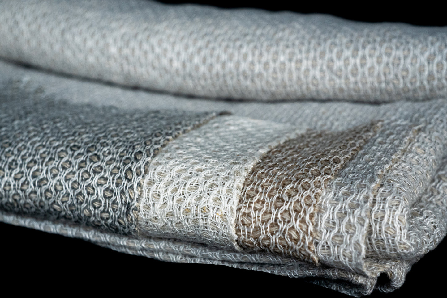 Open Weave Linen Throw 54" x 52" - Large